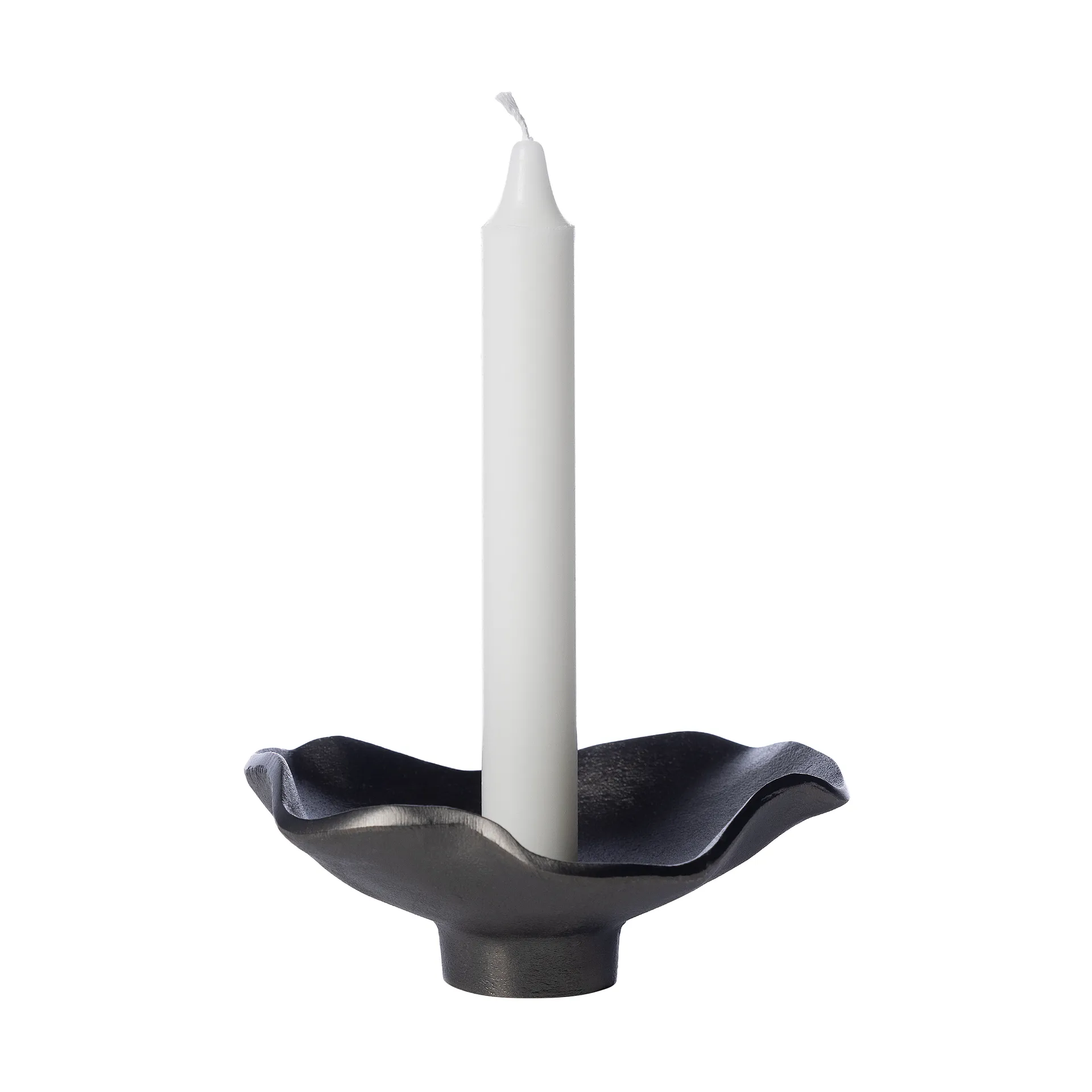 Ernst lysestake svart aluminium, Ø 14 cm ERNST