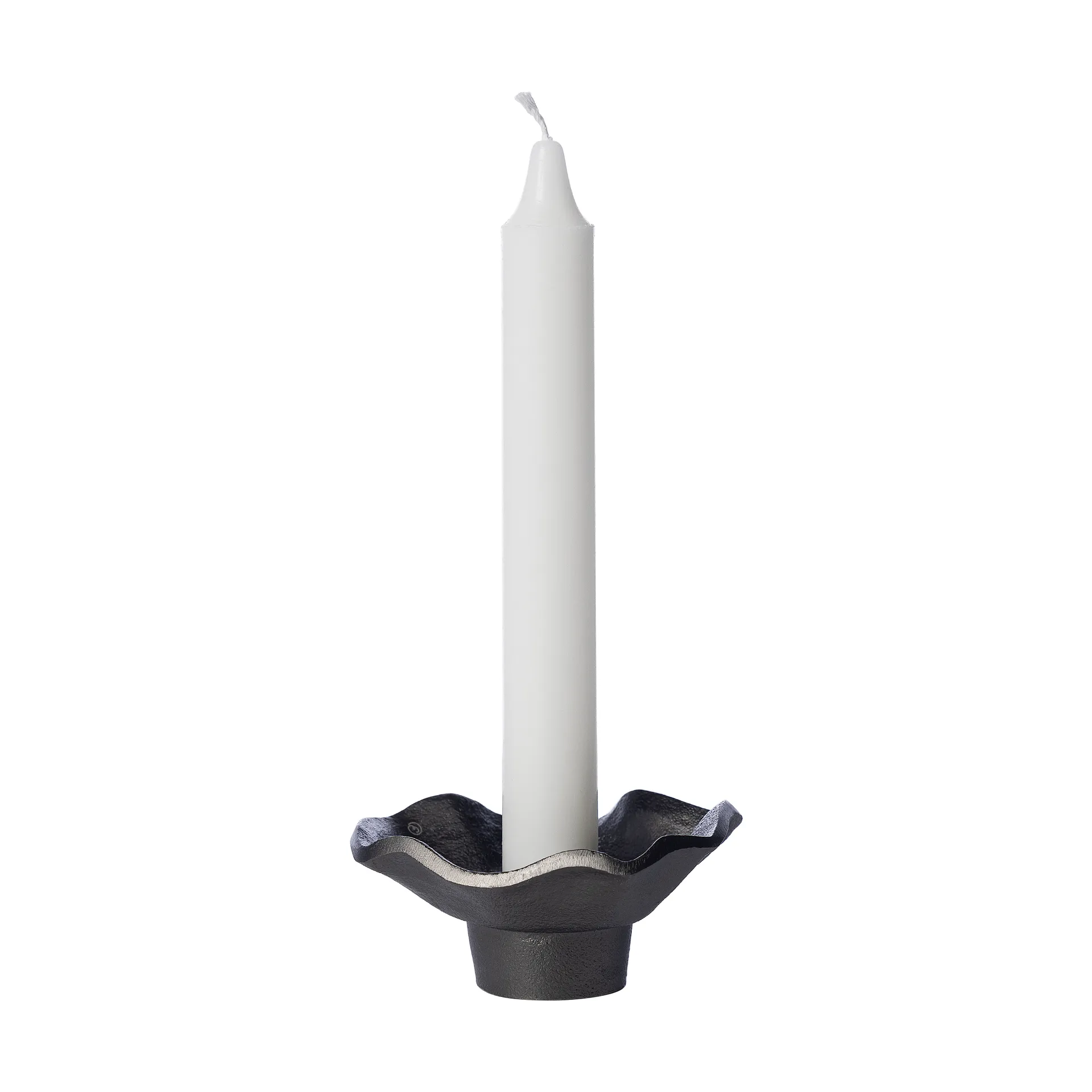Ernst lysestake svart aluminium, Ø 9 cm ERNST