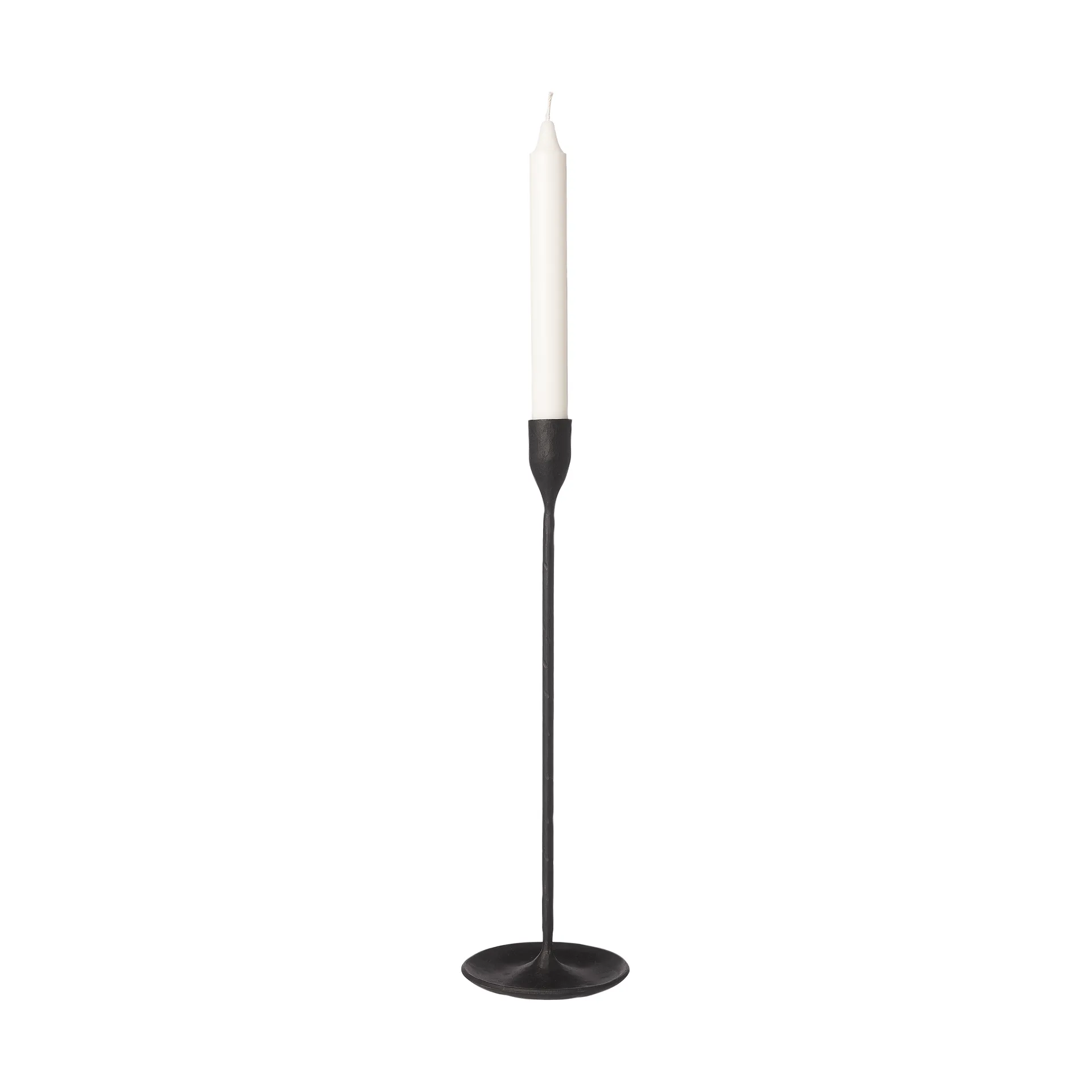 Ernst lysestake svart metall, 33,5 cm ERNST