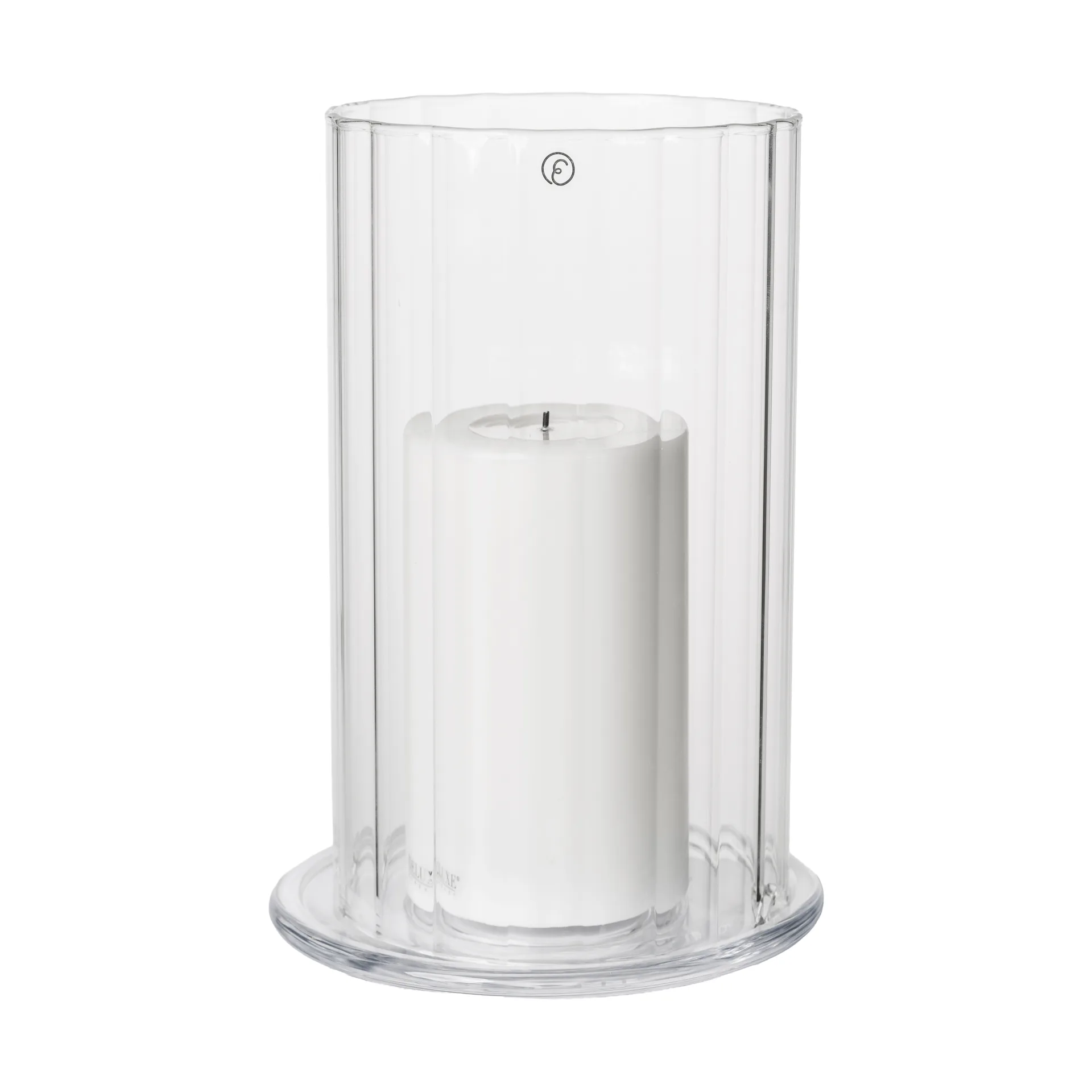 ERNST Ernst lyslykt for blokklys Glass, Ø15x21 cm
