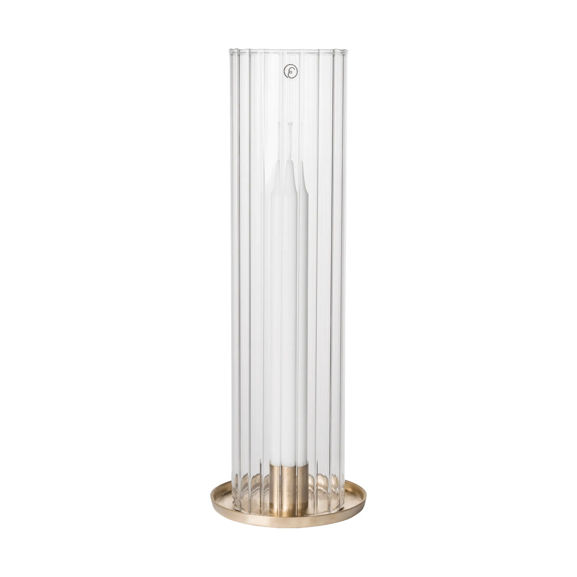 ERNST Ernst lyslykt for kronelys Messing-glass, Ø9x27,5 cm