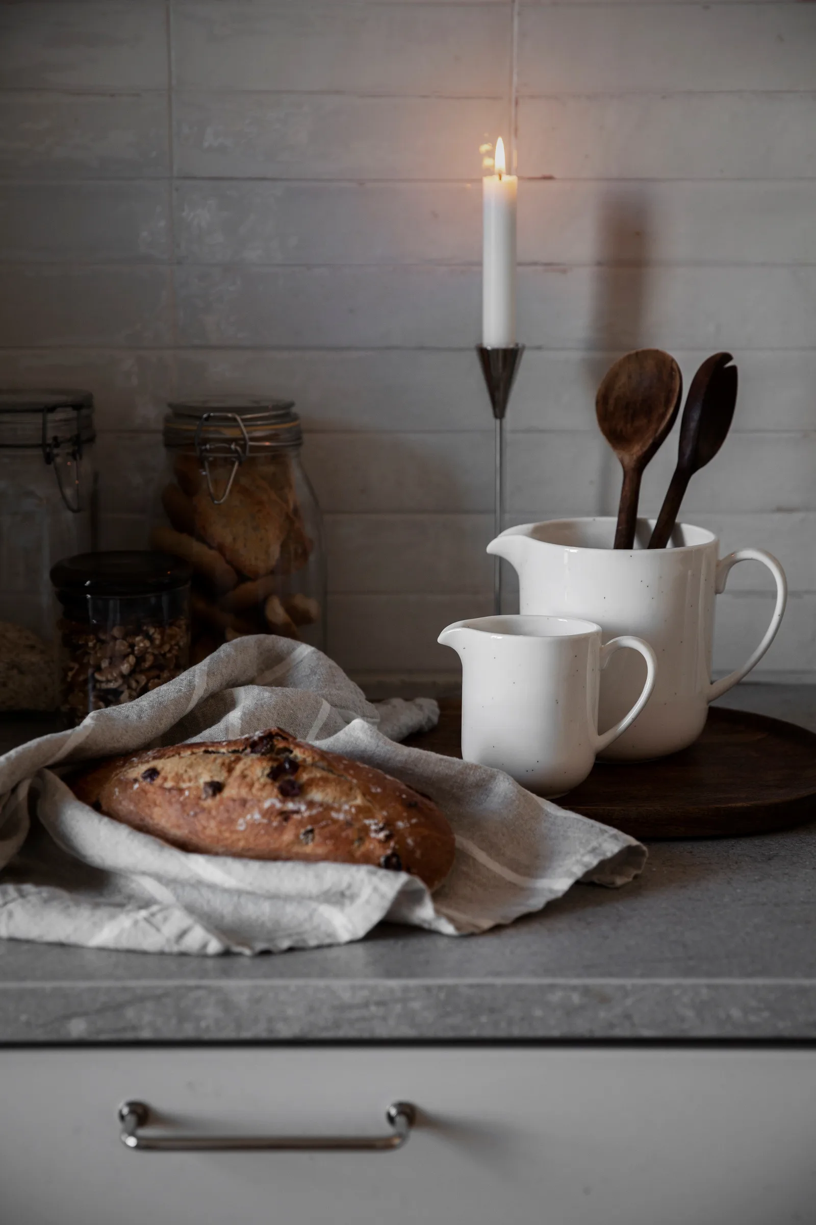 Ernst melkekanne med hank 30 cl, Vanilje ERNST