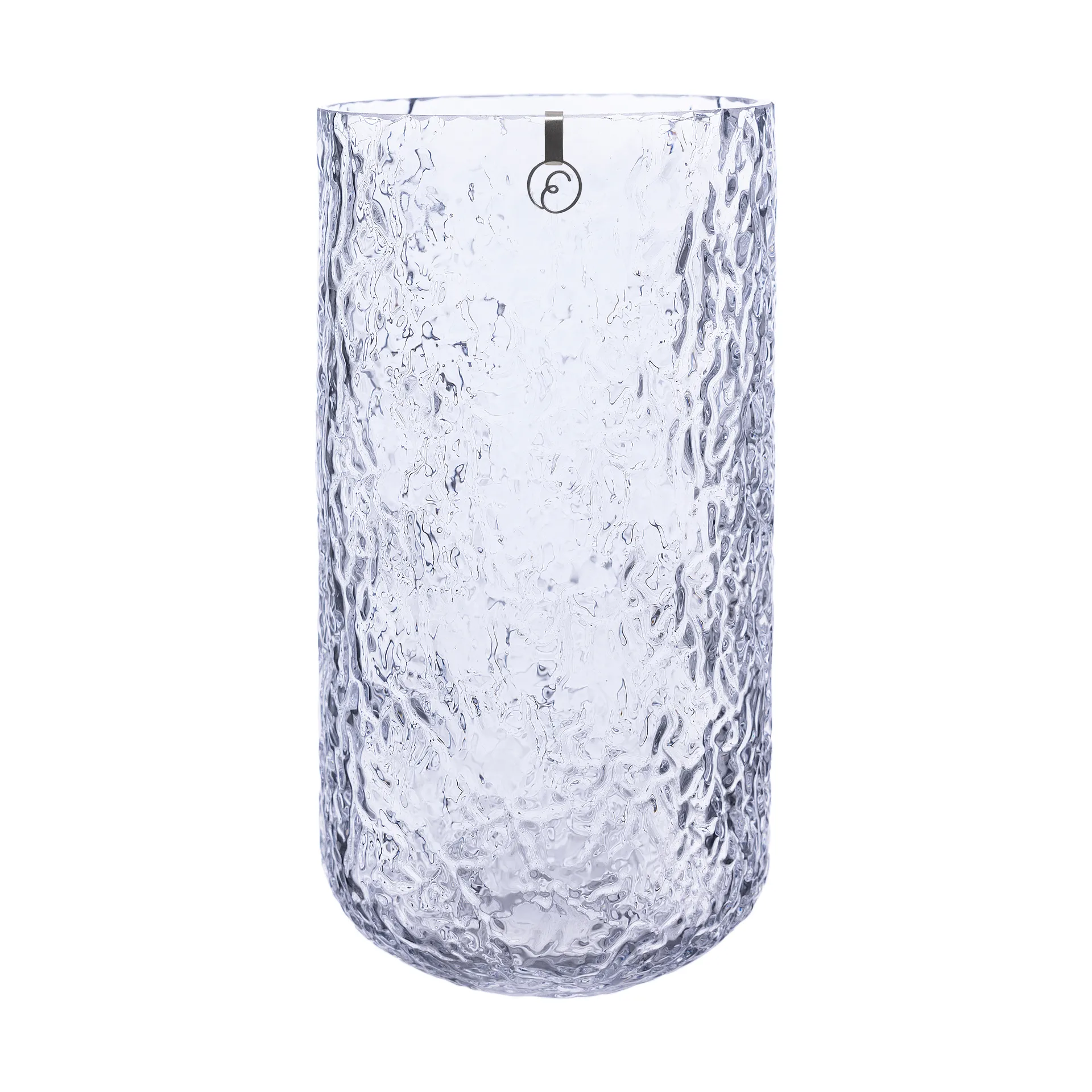 Ernst mønstret vase 25 cm, Klar ERNST