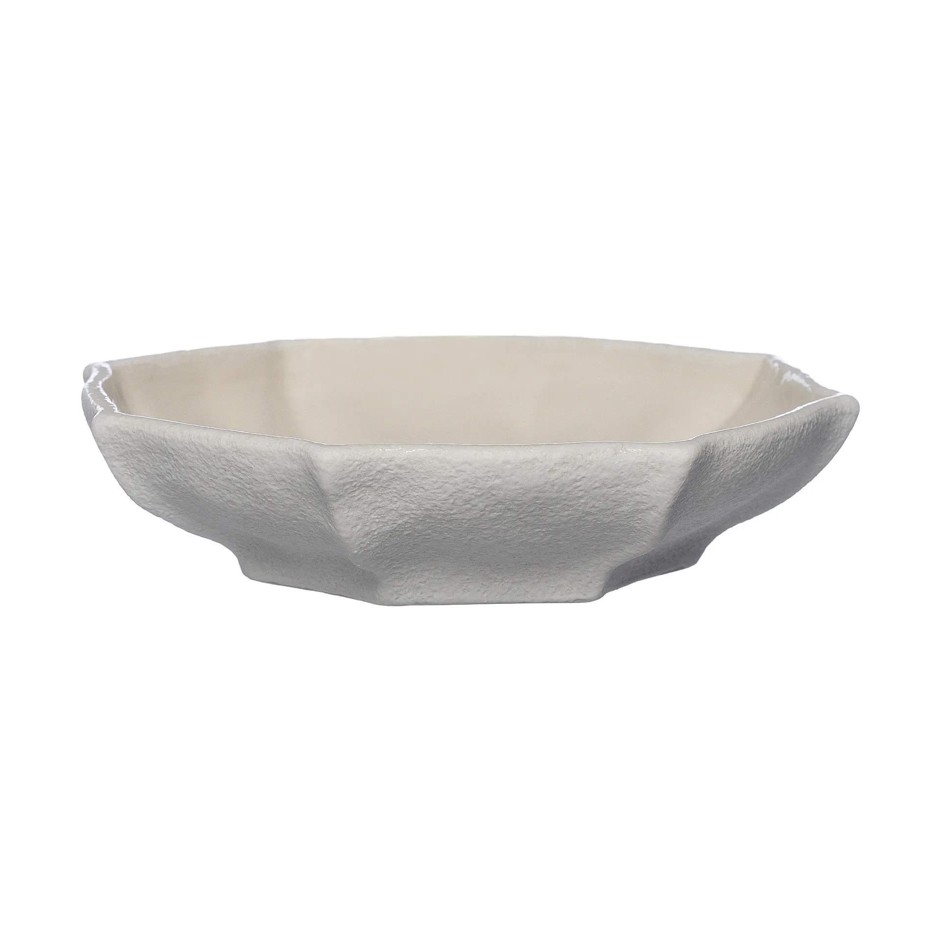 Ernst serveringsfat Ø17 cm, Naturhvit ERNST