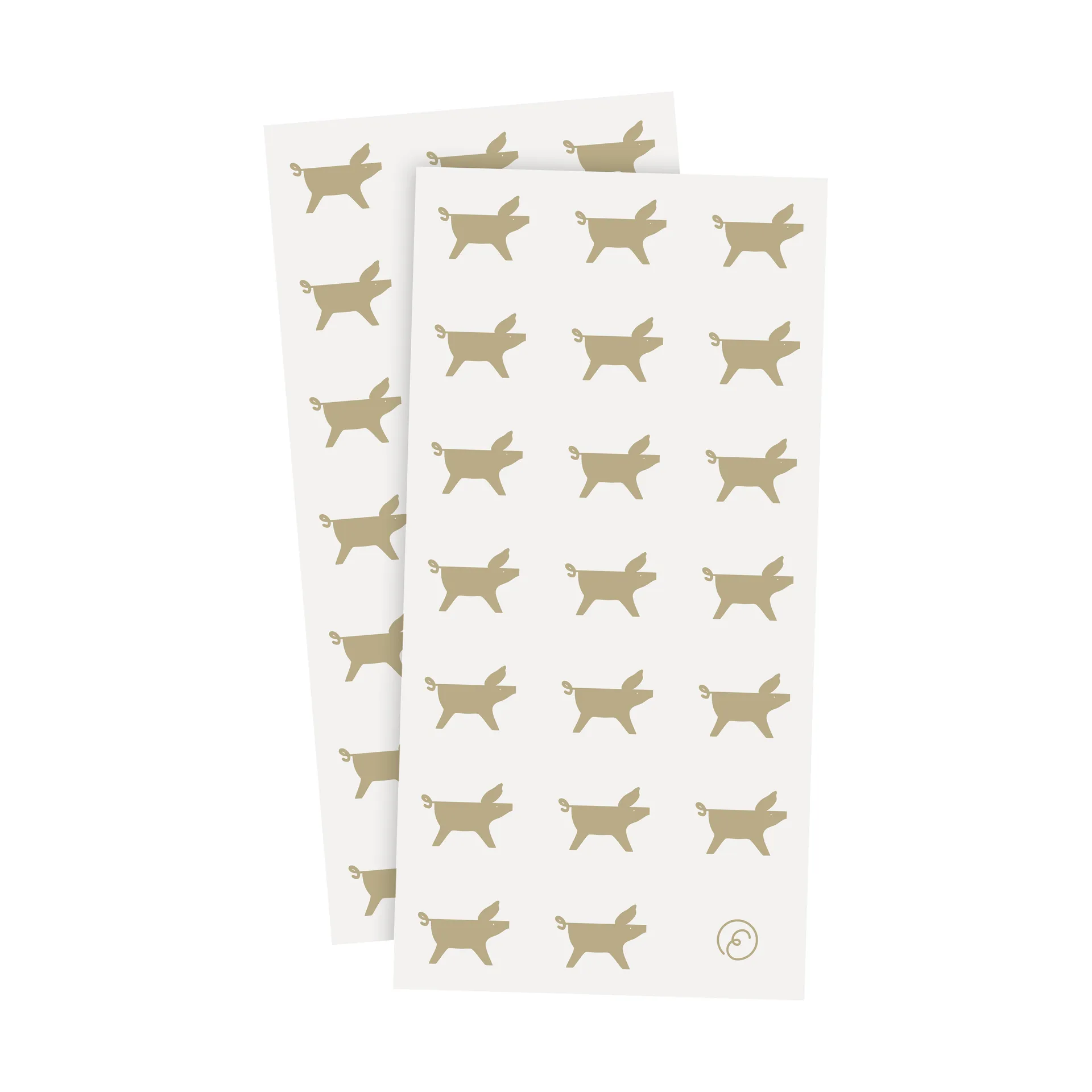 Ernst serviett julegris 10x20 cm 20-pakning, Hvit-beige ERNST