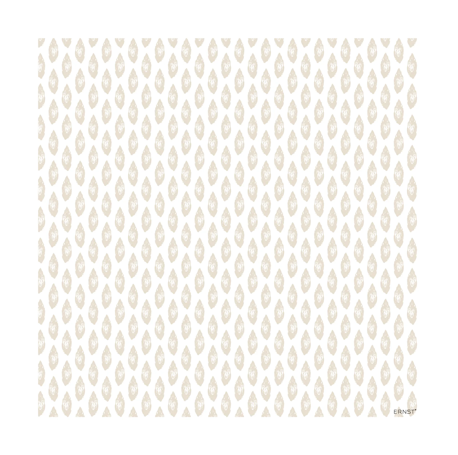 Ernst serviett mandel 33 x 33 cm 20-pakning, Hvit-beige ERNST
