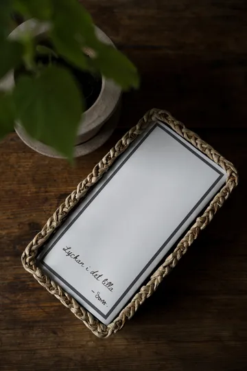 Ernst serviett med sitat - Lycka i det lilla 20 stk. - Hvit - ERNST