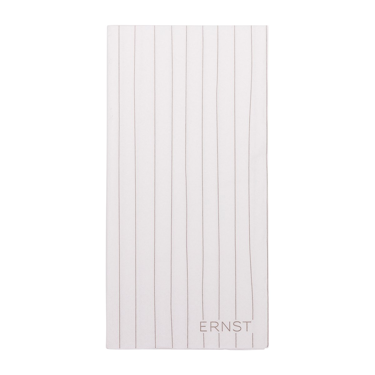 ERNST Ernst serviett stripete 10×20 cm 20-pakning Hvit-grå