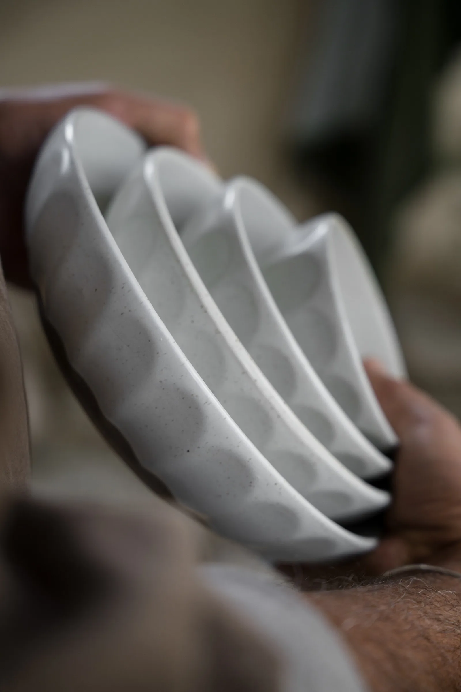 Ernst skål i steingods, Hvit-natur, Ø16 cm ERNST