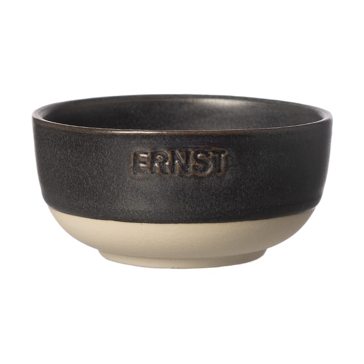 Ernst skål - Mattsvart-natur bunn, Ø8 cm - ERNST