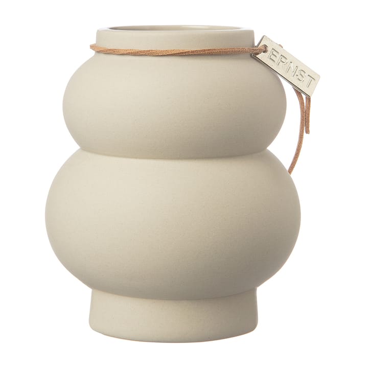 Ernst steingodsvase kurvet 21,5 cm - Beige - ERNST