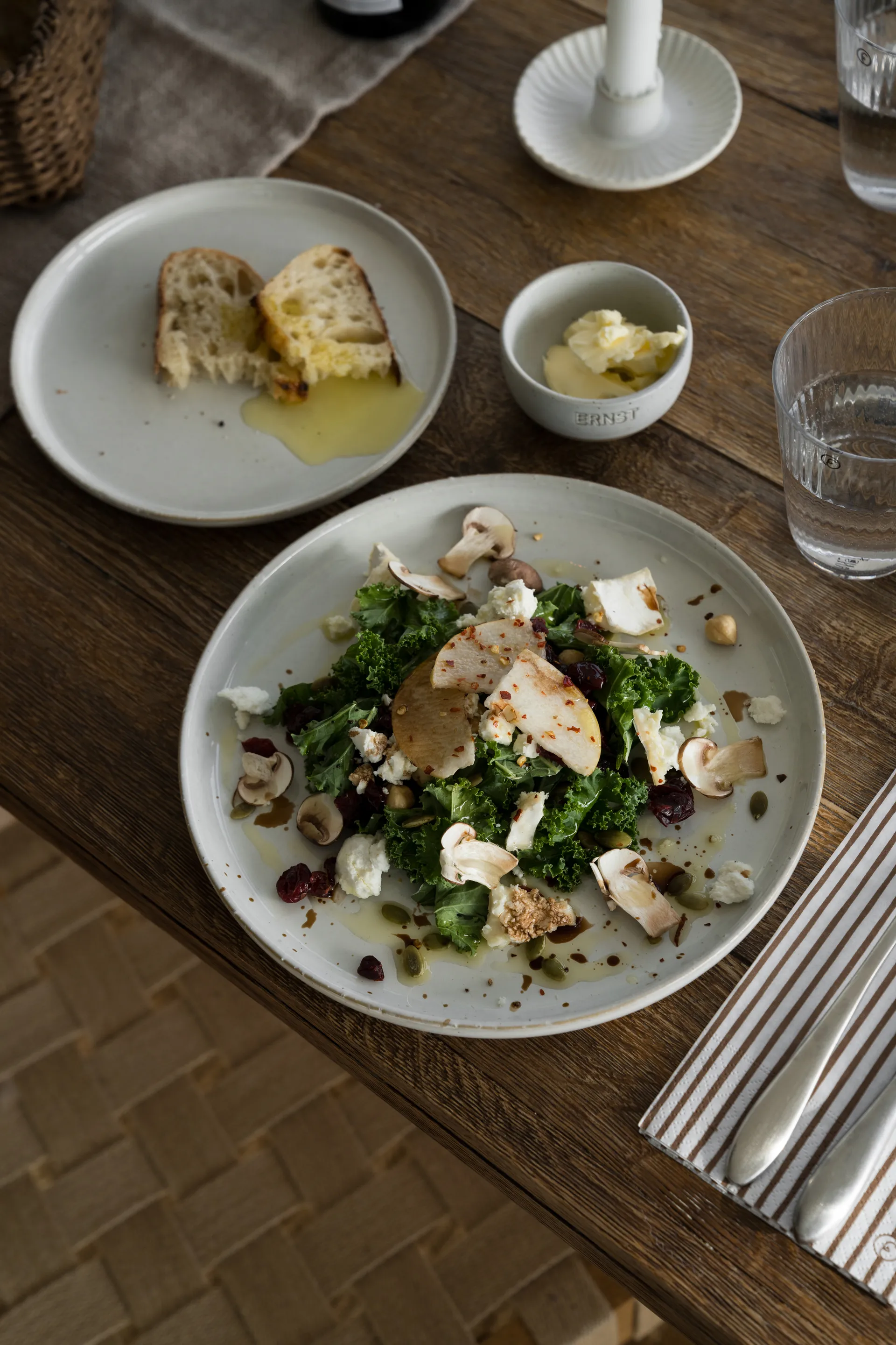 Ernst tallerken Ø20 cm, Naturhvit ERNST