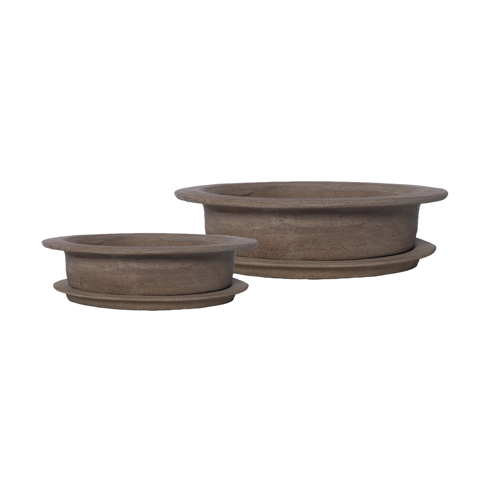 Ernst terracotta oval krukke 2 deler, Brun ERNST