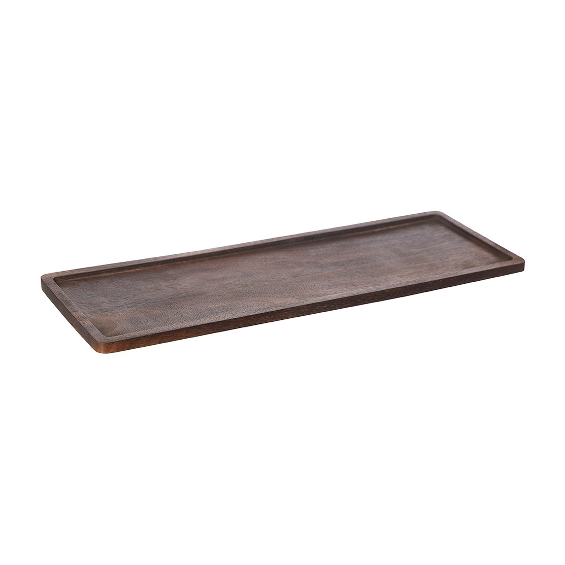 Trebrett Rektangulær Mørkebrun, 15 x 45 cm