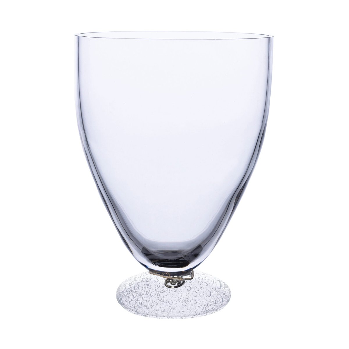 Vase med boblefot, klar