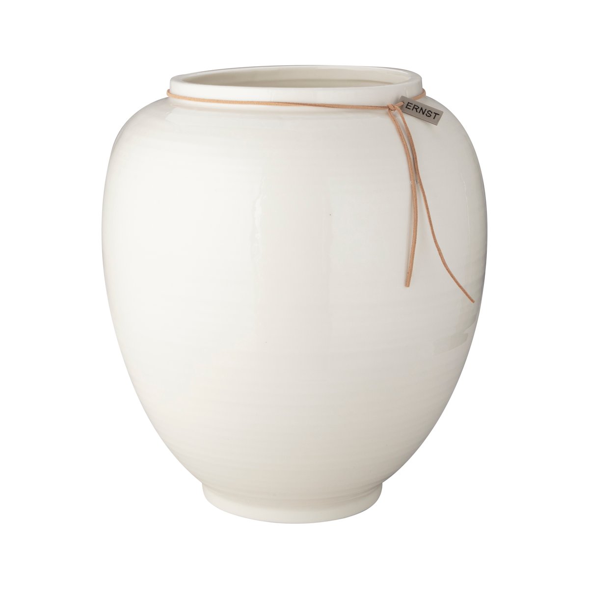 ERNST Ernst vase hvitglassert 28 cm