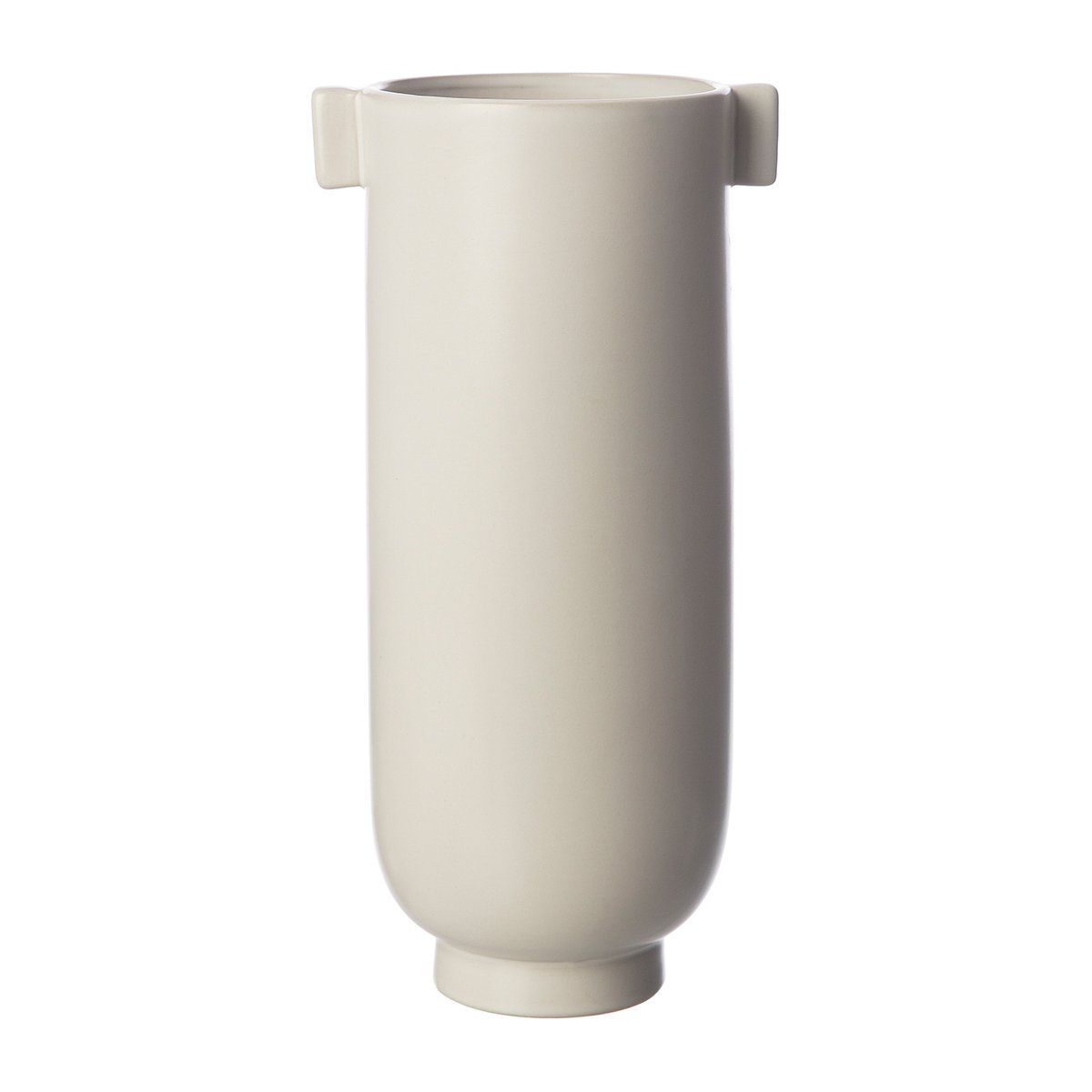 ERNST Ernst vase med hank 28 cm Hvit sand