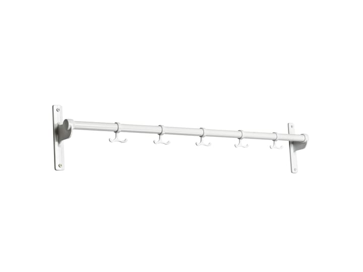 Nostalgi knaggrekke 100 cm, Hvit-aluminium Essem Design