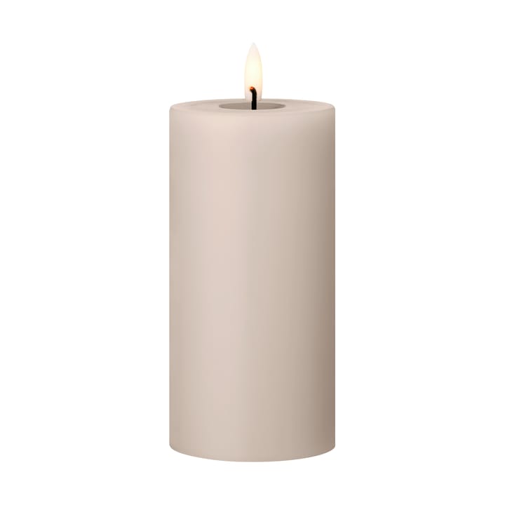 ester & erik blokklys LED - 22 Linen Grey, 15 cm - Ester & erik