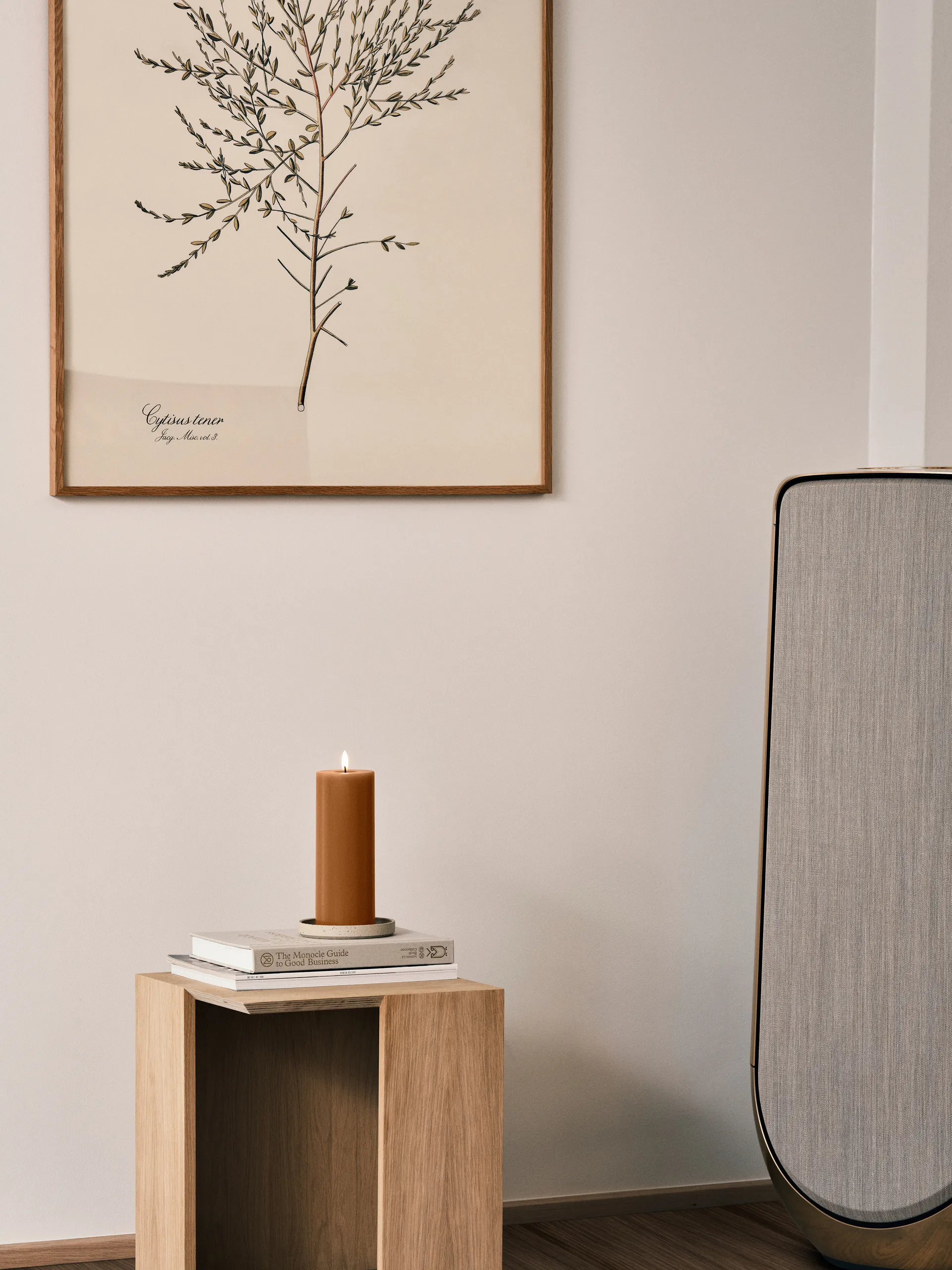 ester & erik blokklys LED, 23 Raw Toffee, 20 cm ester & erik