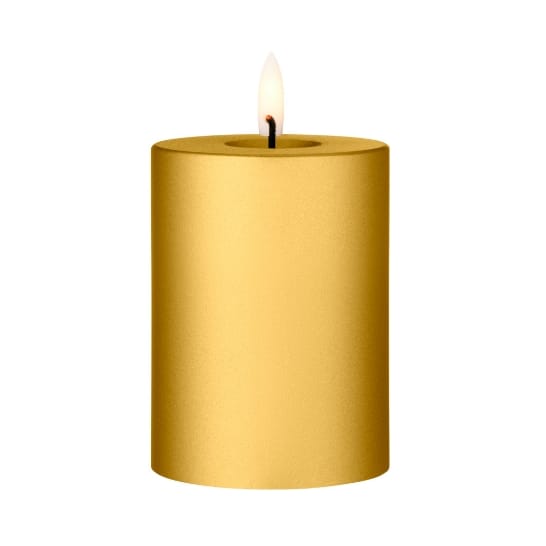 ester & erik blokklys LED - 90 Gold Metallic, 10 cm - Ester & erik