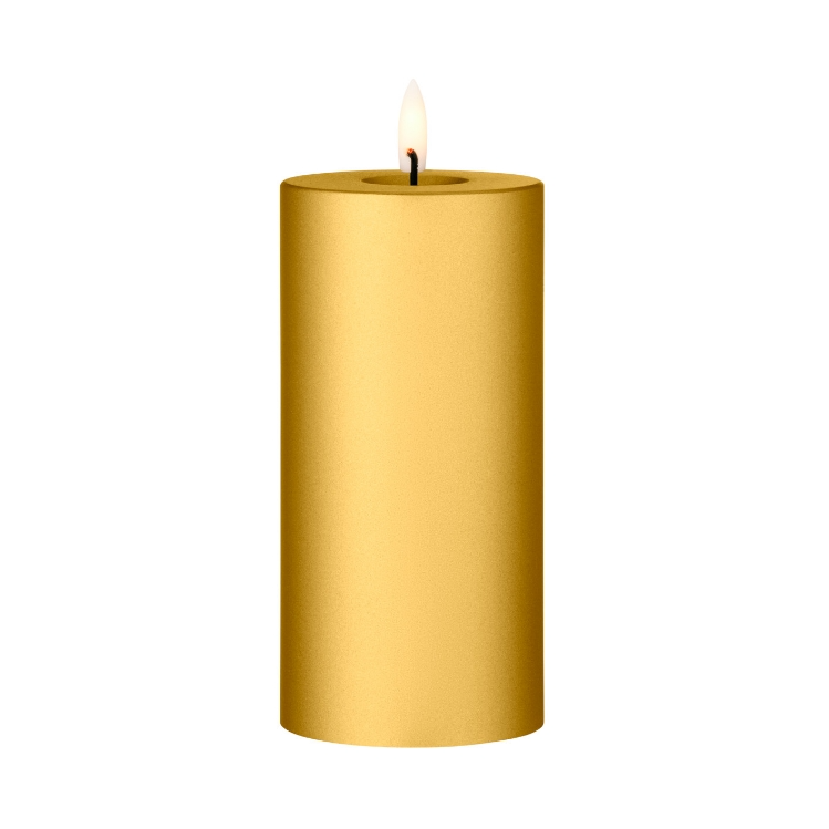 ester & erik ester & erik blokklys LED 90 Gold Metallic, 15 cm