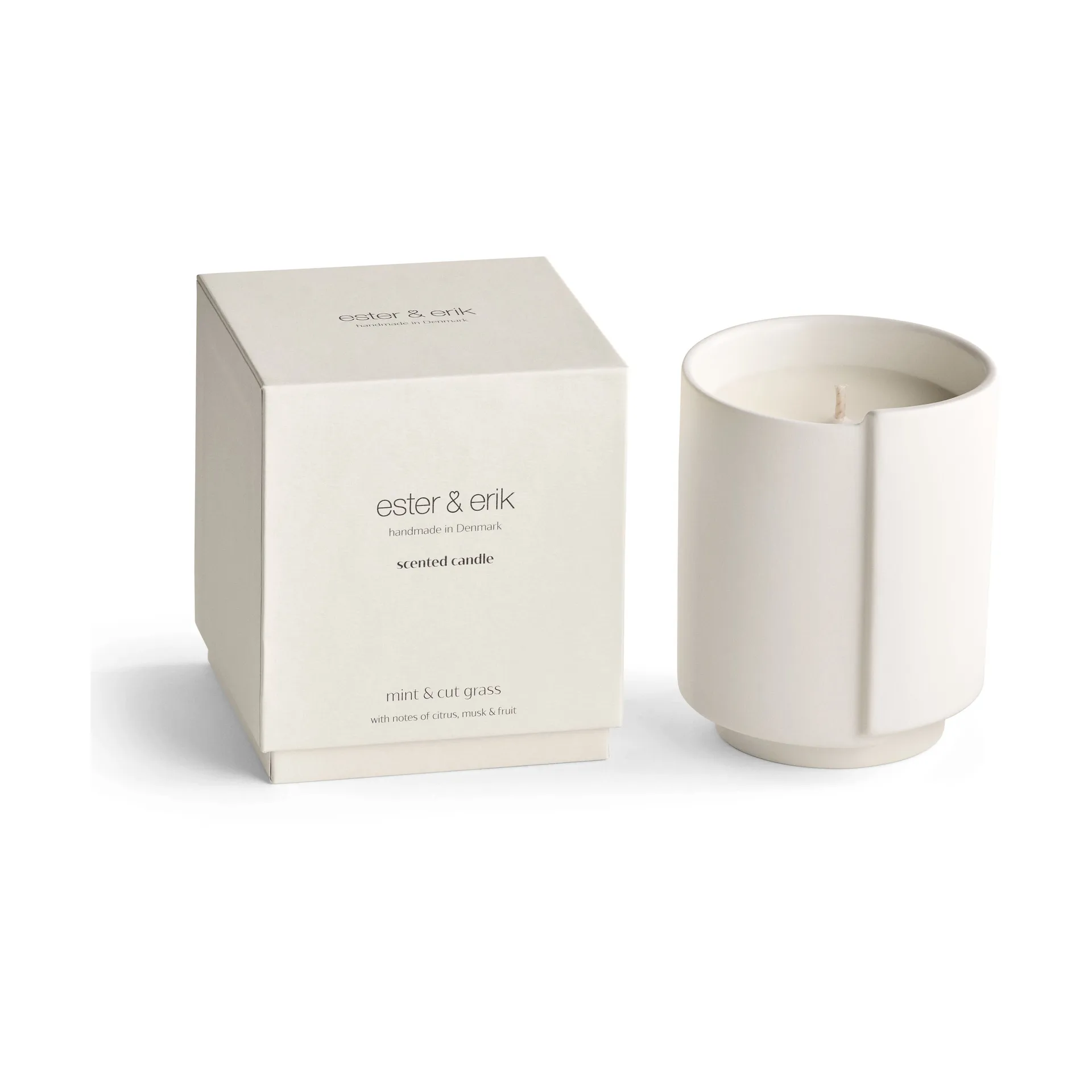 ester & erik duftlys, Mint & cut grass ester & erik