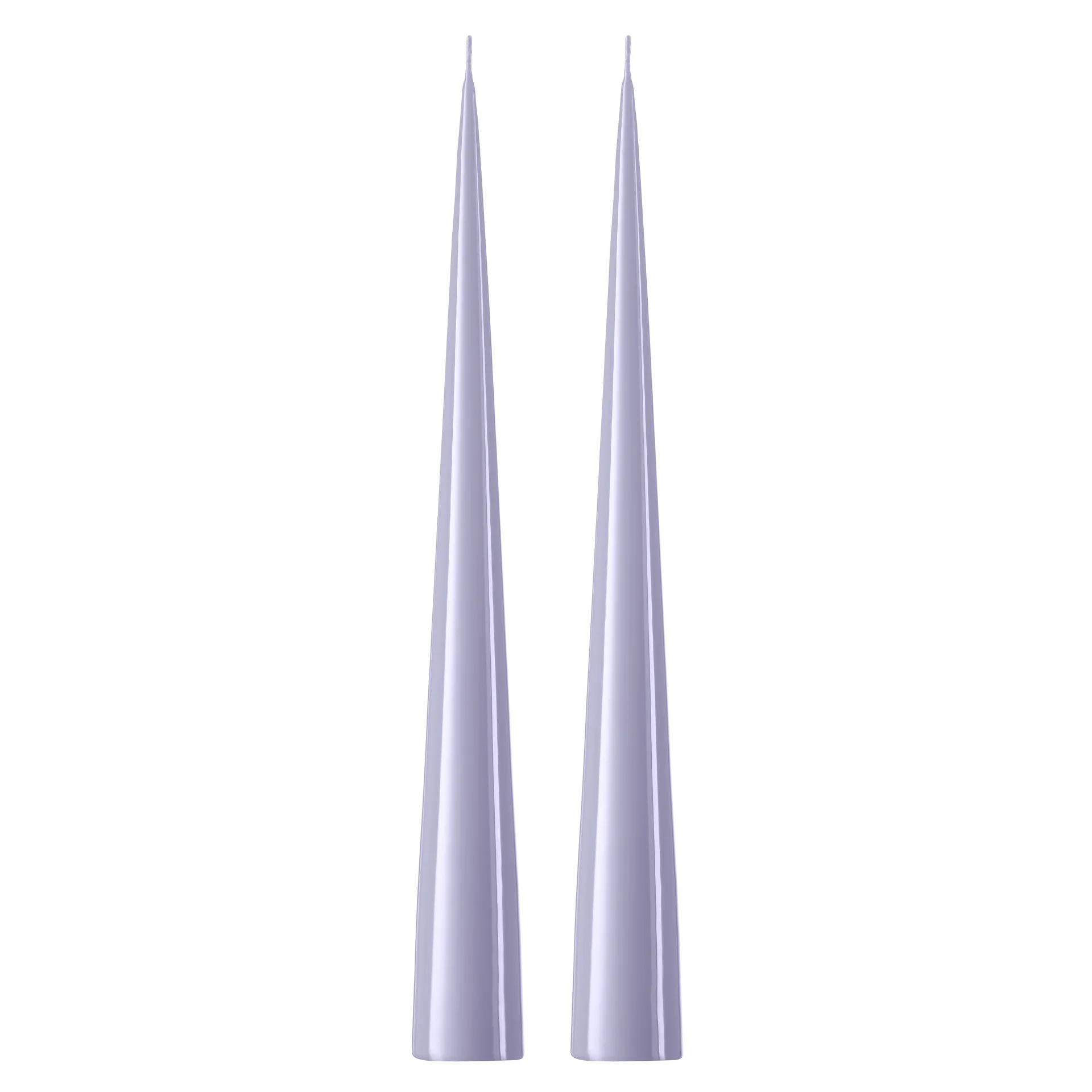 ester & erik kjeglelys 37 cm 2-stk. lakket, Airy violet 12-0 ester & erik