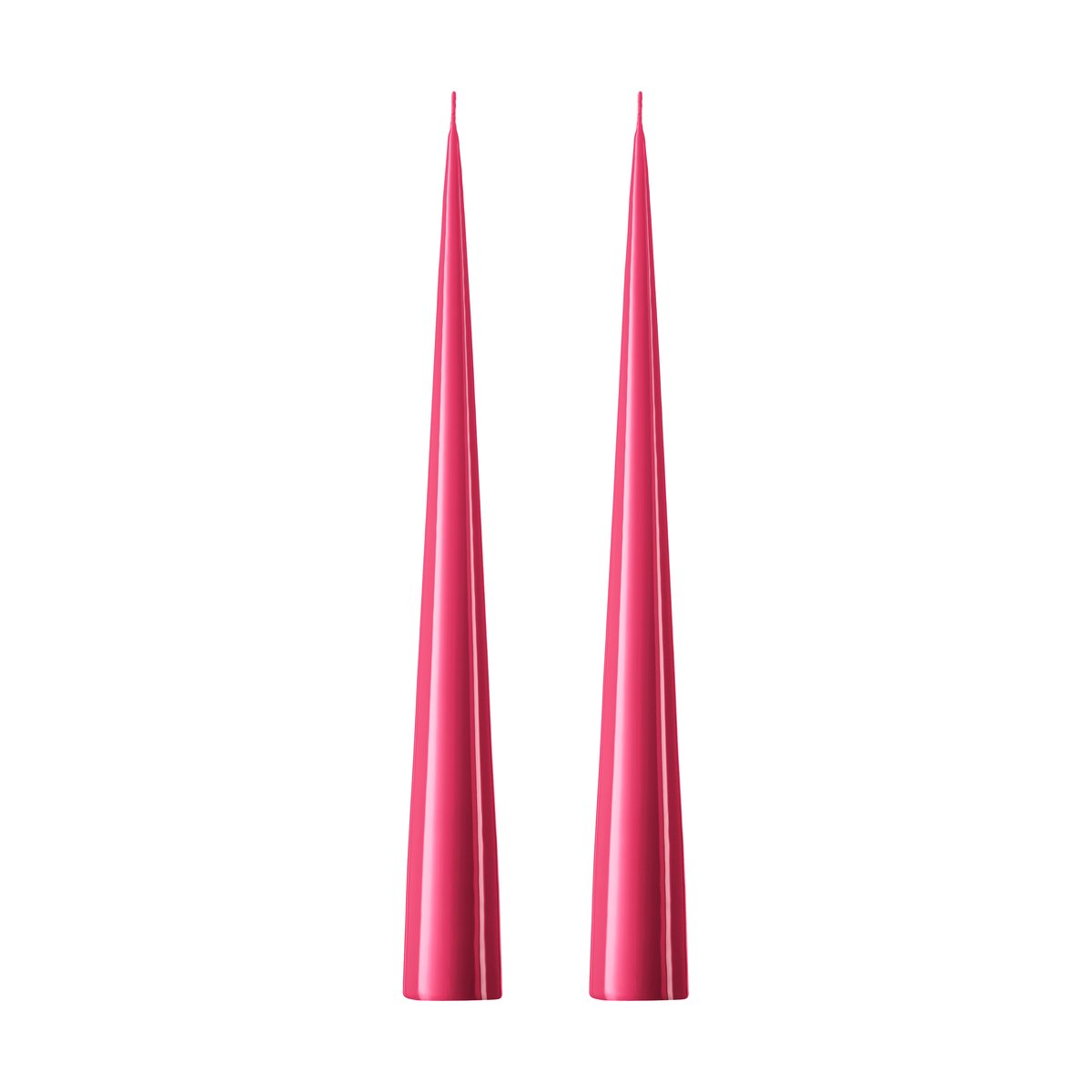 ester & erik ester & erik kjeglelys 37 cm 2-stk. lakket Deep pink 41/2