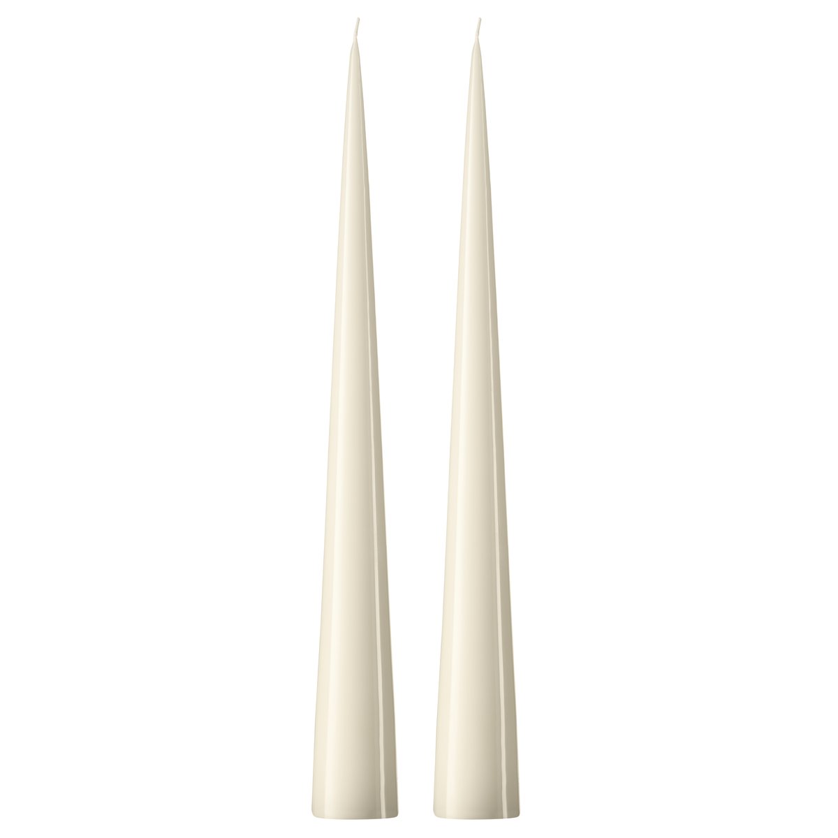ester & erik ester & erik kjeglelys 37 cm 2-stk. lakket Ivory 06-0