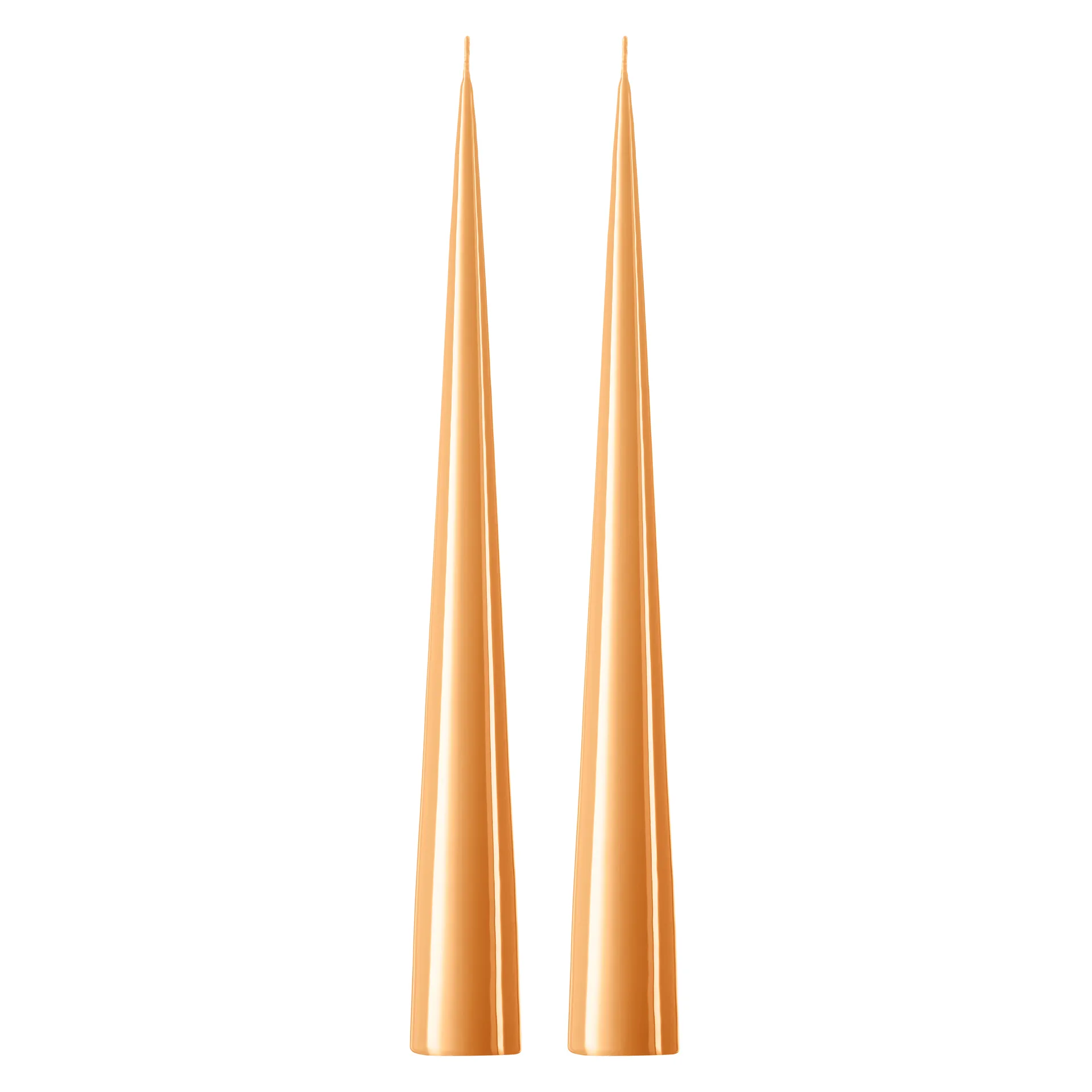 ester & erik kjeglelys 37 cm 2-stk. lakket, Mørk Melon sorbet 19-0 ester & erik