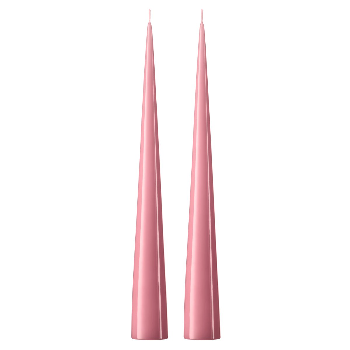 ester & erik ester & erik kjeglelys 37 cm 2-stk. lakket Old rose 39-0