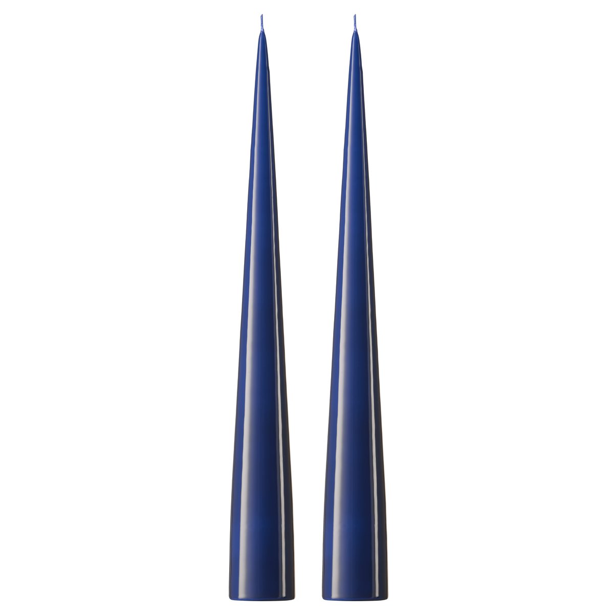 ester & erik ester & erik kjeglelys 37 cm 2-stk. lakket Royal navy 28-0