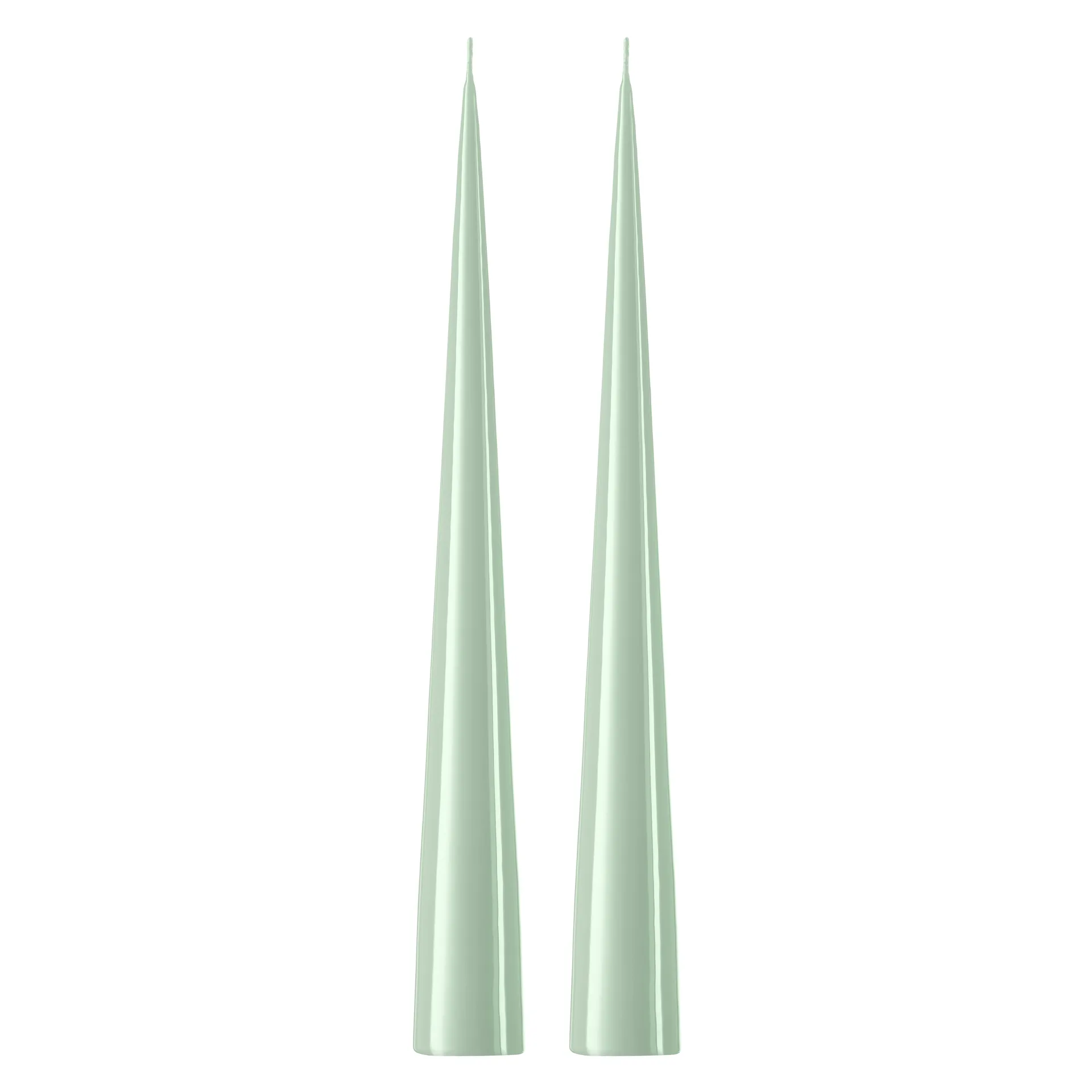 ester & erik kjeglelys 37 cm 2-stk. lakket, Water mint 03-0 ester & erik