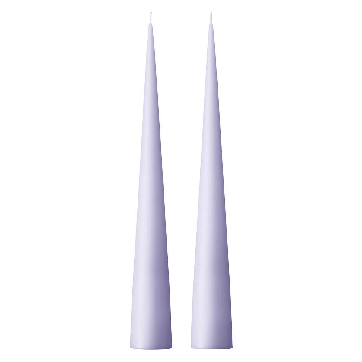 ester & erik ester & erik kjeglelys 37 cm 2-stk. matt Airy violet 12
