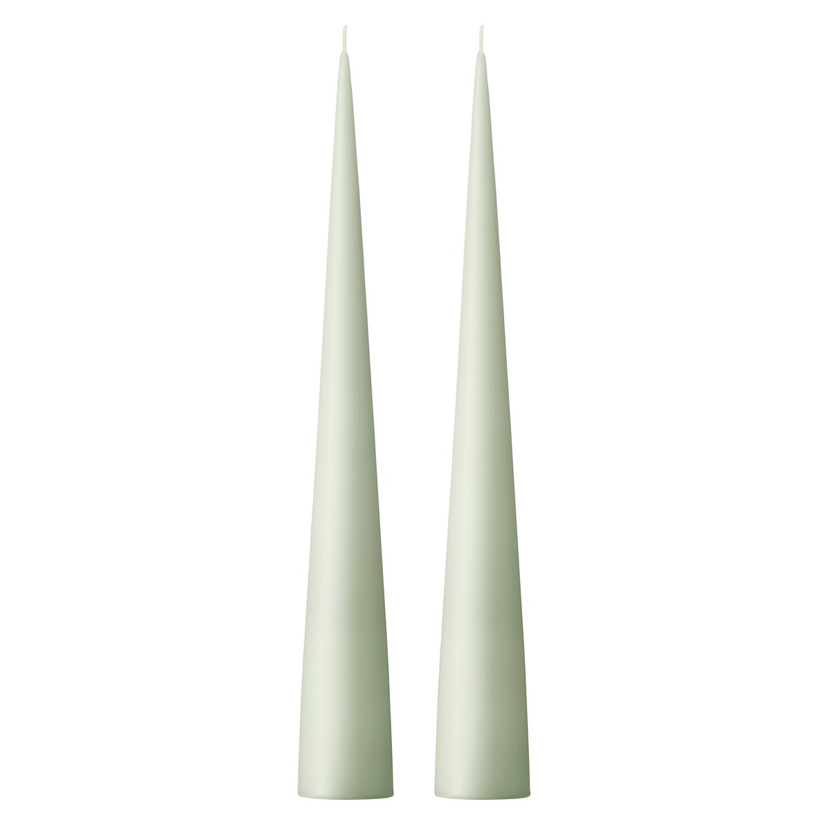 ester & erik ester & erik kjeglelys 37 cm 2-stk. matt Water mint 03