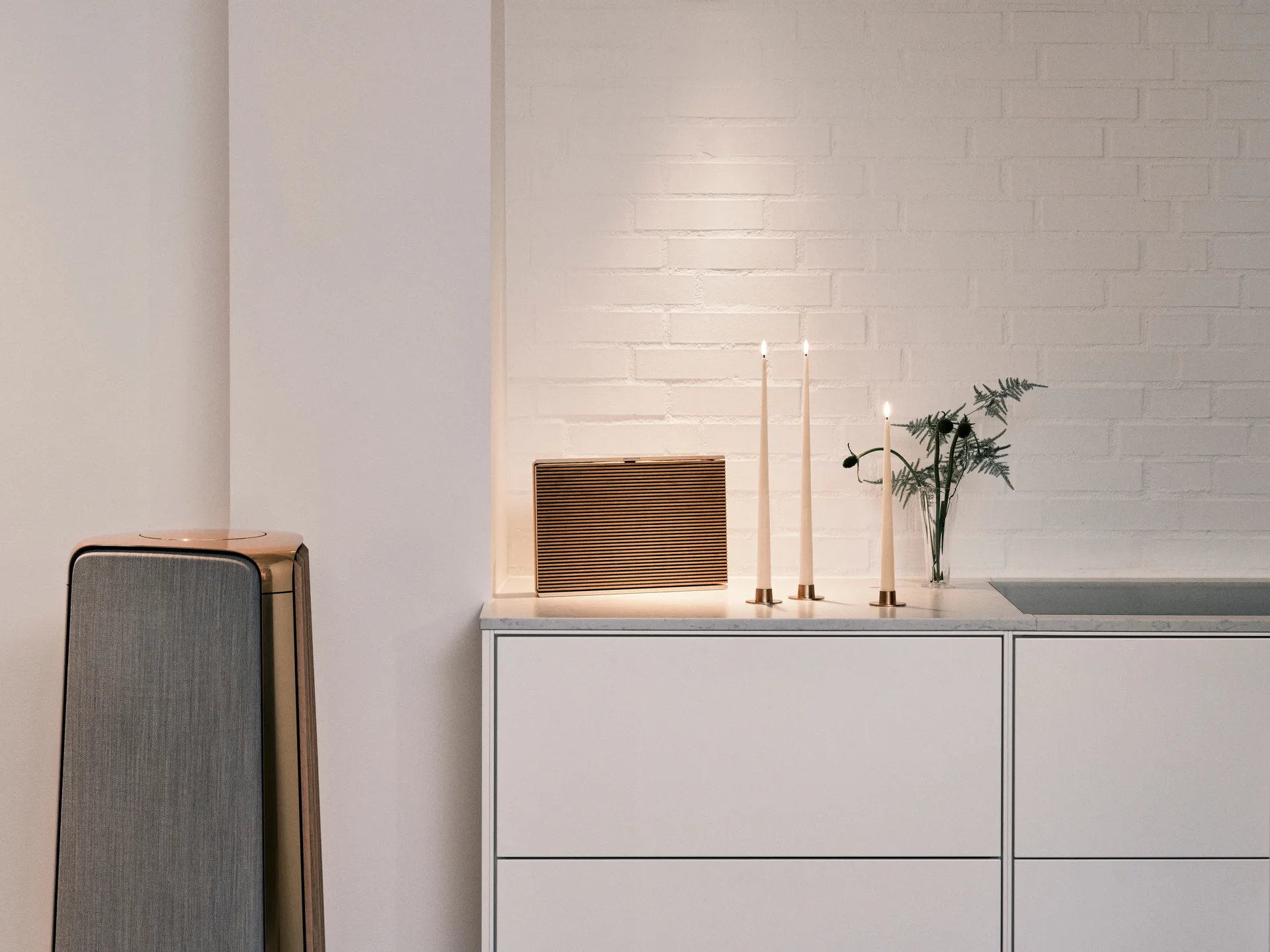 ester & erik kronelys LED 2-pk, 11 Ice Latte, 40 cm ester & erik