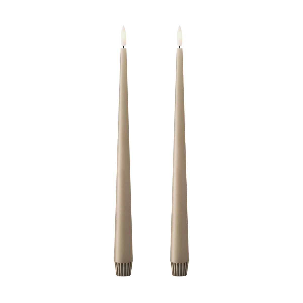 ester & erik ester & erik kronelys LED 2-pk 18 Nougat note , 30 cm