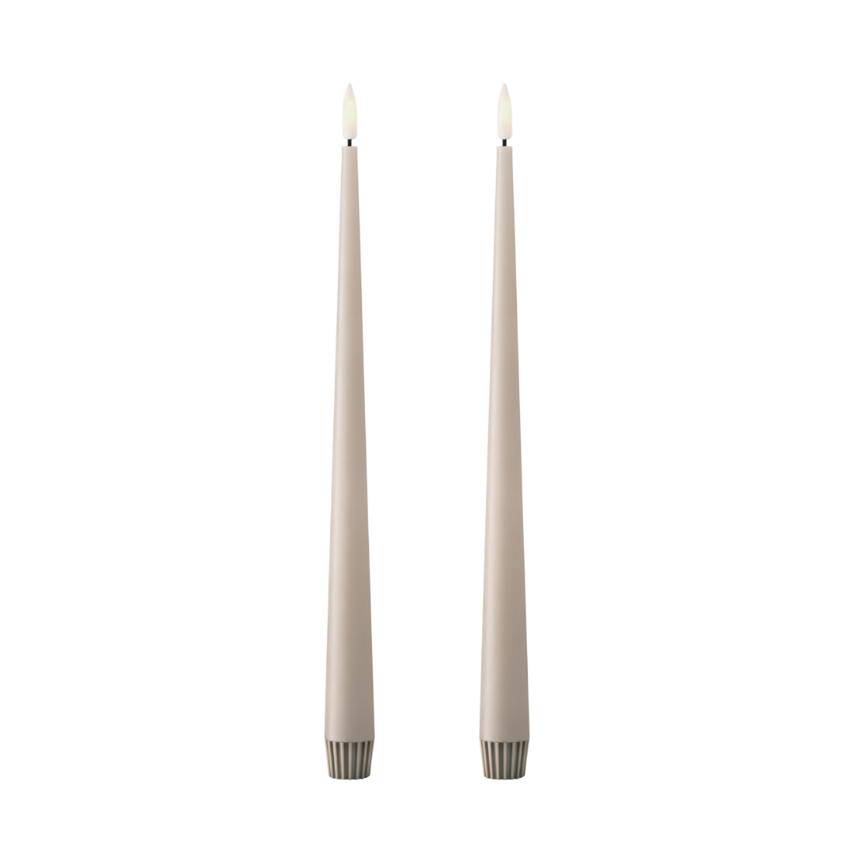 ester & erik ester & erik kronelys LED 2-pk 22 Linen Grey , 30 cm