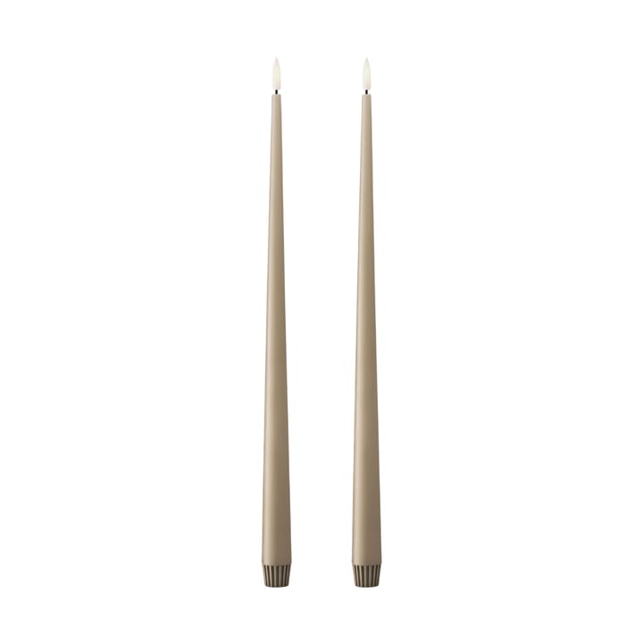 ester & erik kronelys LED 40 cm 2-pk - 18 Nougat Note - Ester & erik