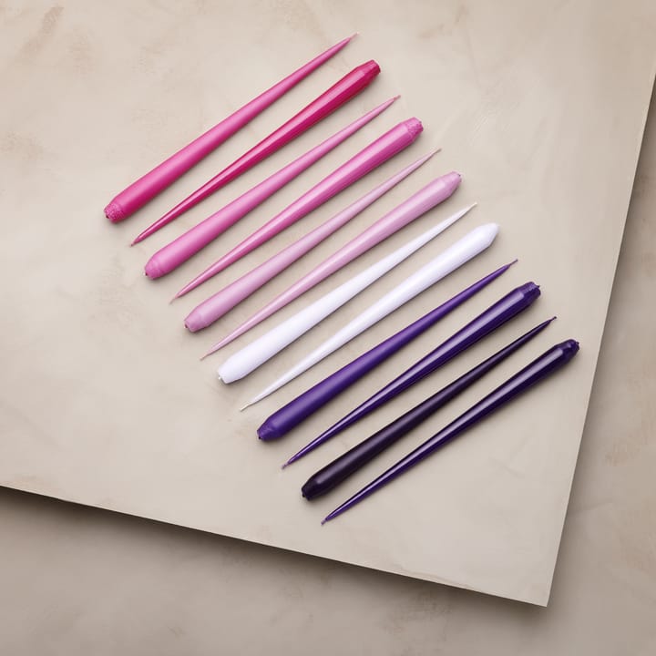 ester & erik lys 4-stk. lakket, Airy violet 12-0, 32 cm ester & erik