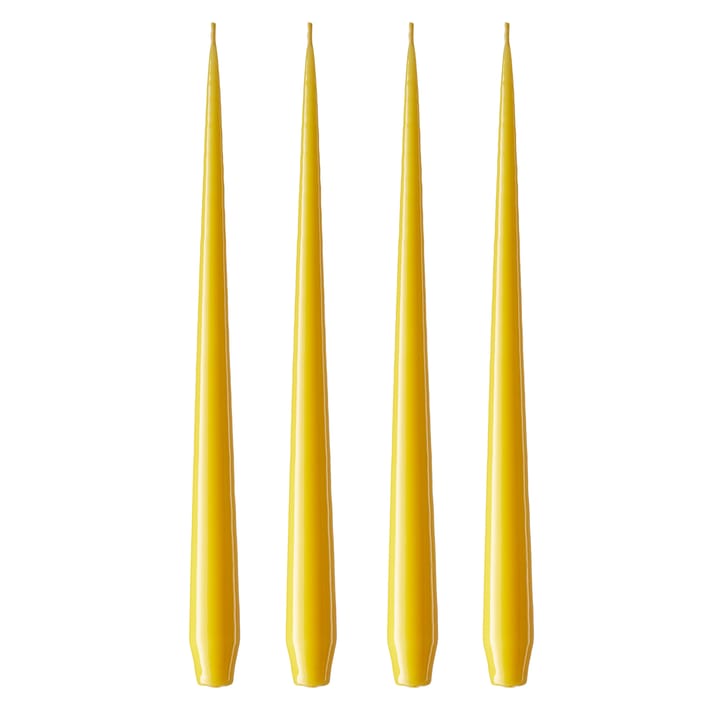 ester & erik lys 4-stk. lakket, dark Lemon drop 15/2-0, 32 cm ester & erik