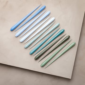 ester & erik lys 4-stk. lakket - green soil, 32 cm - ester & erik