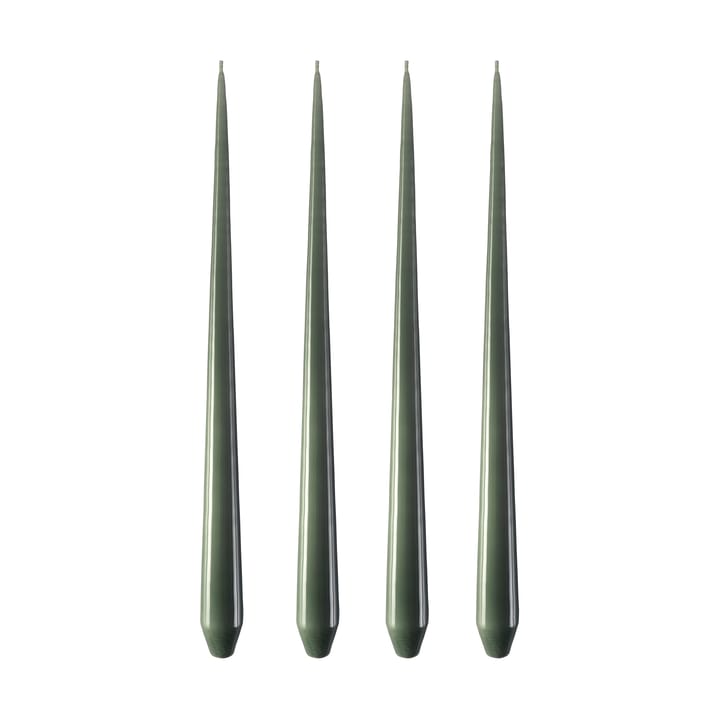 ester & erik lys 4-stk. lakket - green soil, 42 cm - Ester & erik