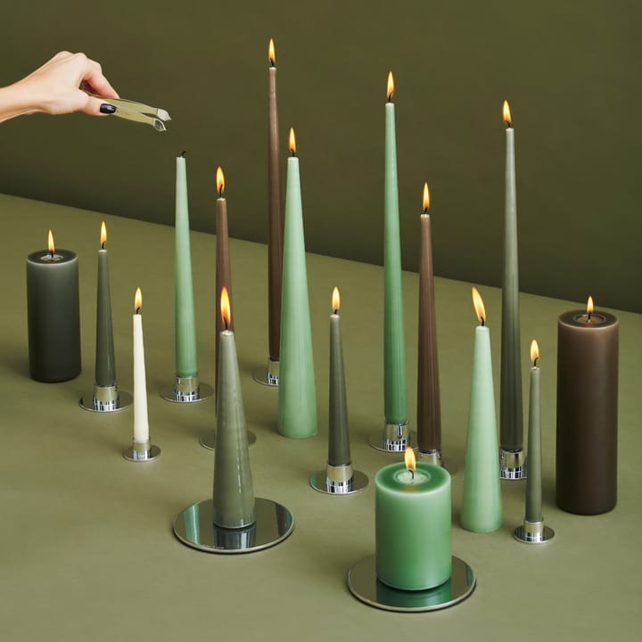 ester & erik lys 4-stk. lakket, green soil, 42 cm ester & erik