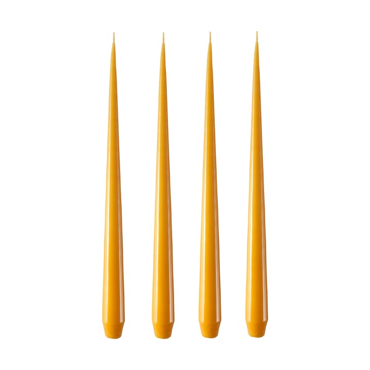 ester & erik lys 4-stk. lakket - honey balm, 42 cm - Ester & erik