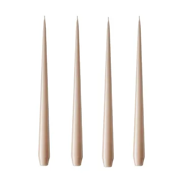 ester & erik lys 4-stk. lakket - ice latte, 32 cm - ester & erik