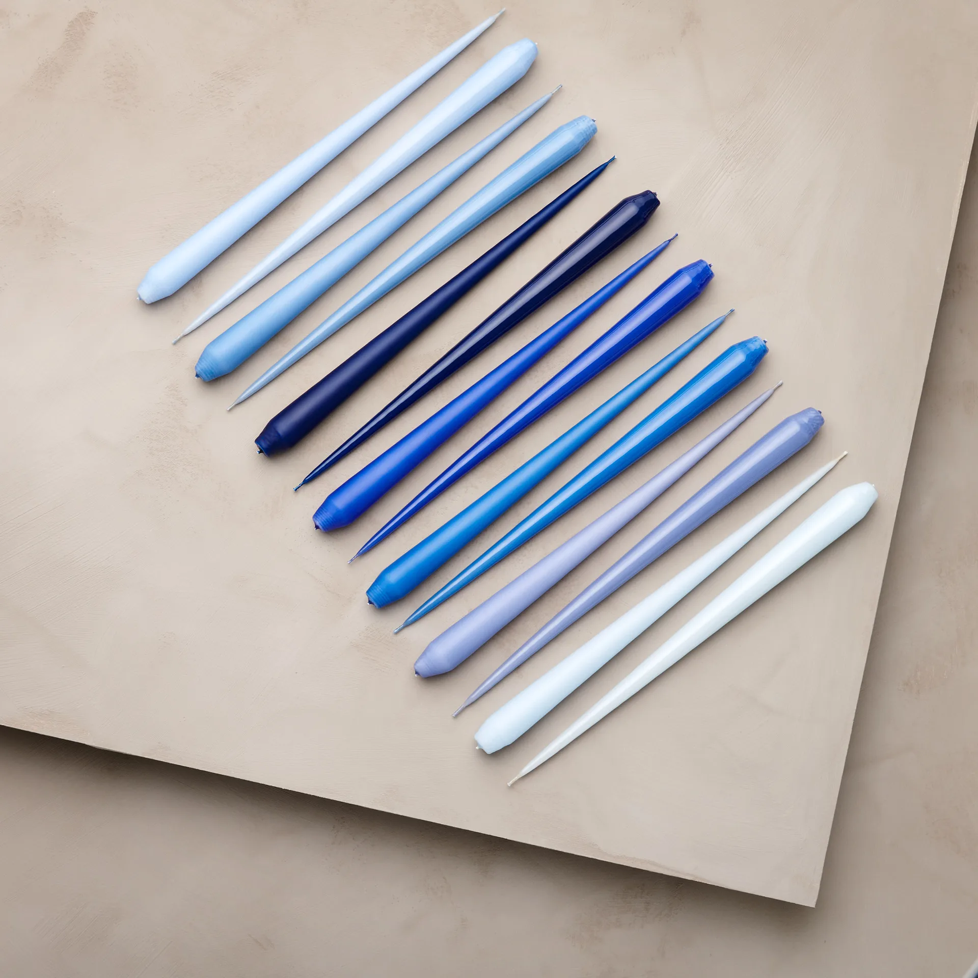 ester & erik lys 4-stk. lakket, icy lavender, 32 cm ester & erik