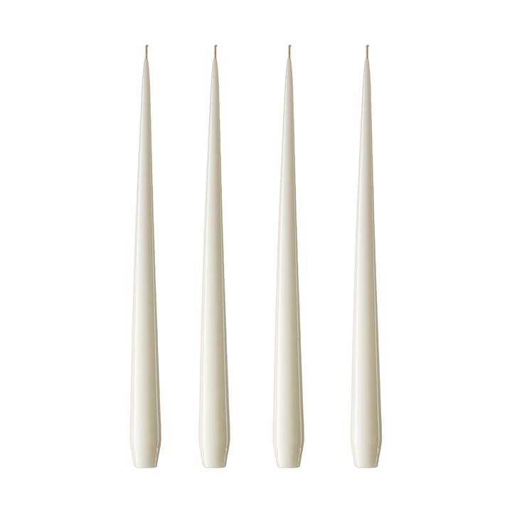 ester & erik lys 4-stk. lakket - ivory, 32 cm - Ester & erik
