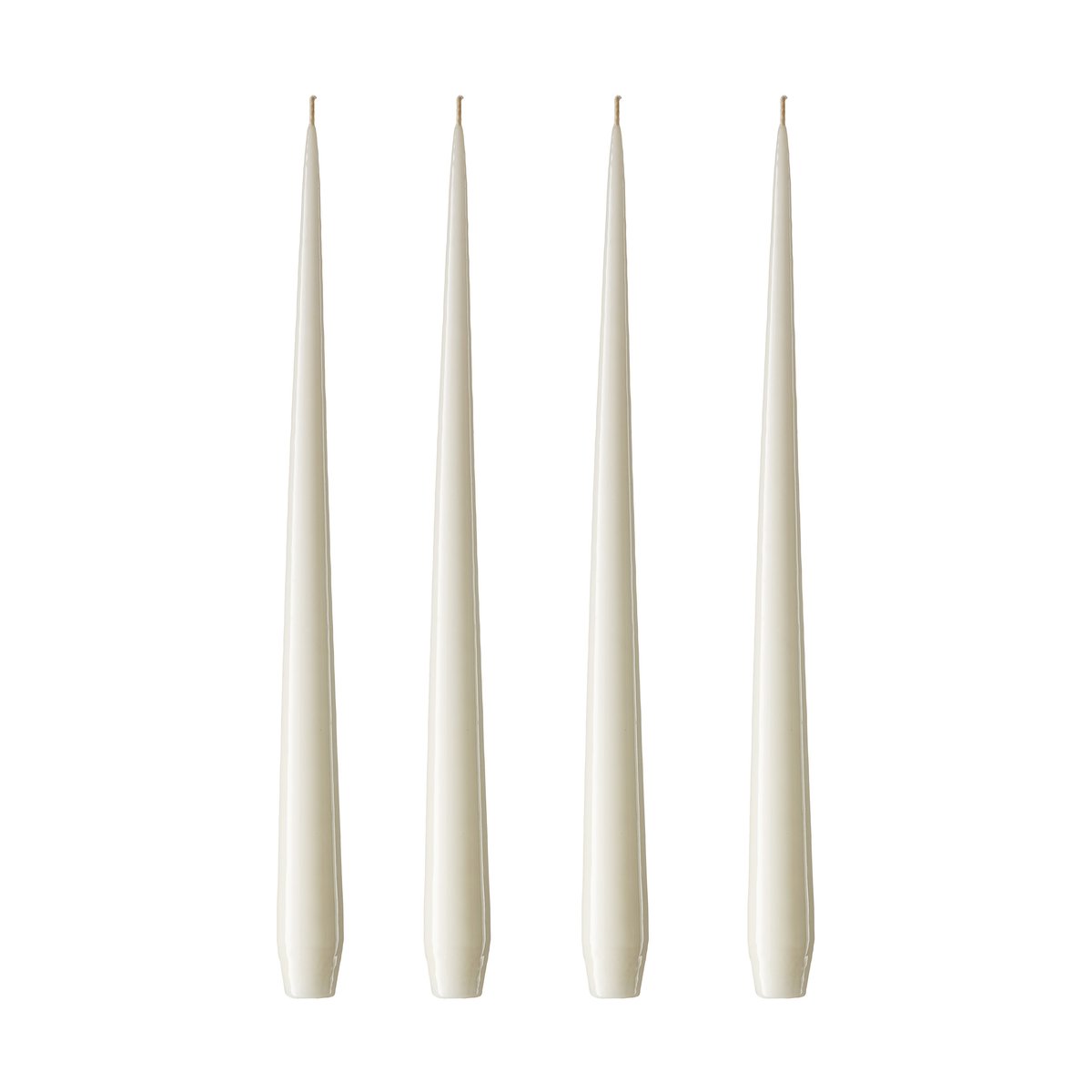 ester & erik ester & erik lys 4-stk. lakket ivory, 32 cm